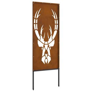 Garten dekoratives Panel Rostig 50 x 140 cm Wetterstahl