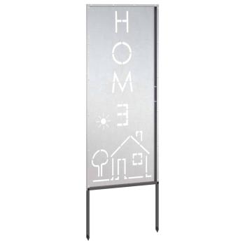 Garten dekoratives Panel Silber 50 x 140 cm Edelstahl