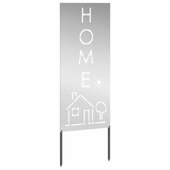 Garten dekoratives Panel Silber 50 x 140 cm