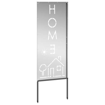 Garten dekoratives Panel Silber 50 x 140 cm