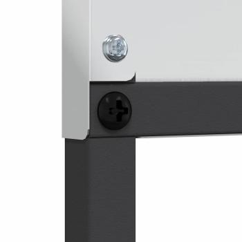 Garten dekoratives Panel Silber 50 x 140 cm