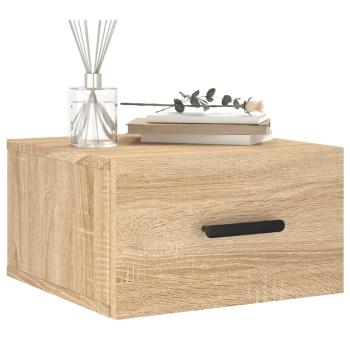 Wand-Nachttisch Sonoma-Eiche 35x35x20 cm