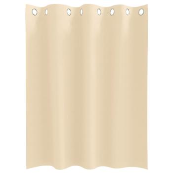 Vorhänge mit Vorhängen 2 pcs Creme 140 x 140 cm Polyester
