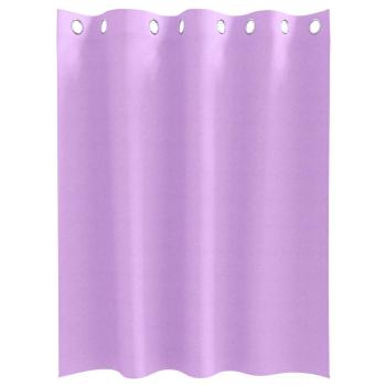 Vorhänge mit Vorhängen 2 pcs Lila 140 x 140 cm Polyester