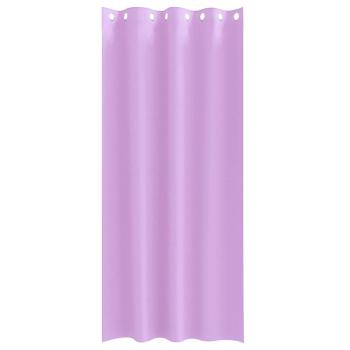 Vorhänge mit Vorhängen 2 pcs Lila 260 x 140 cm Polyester