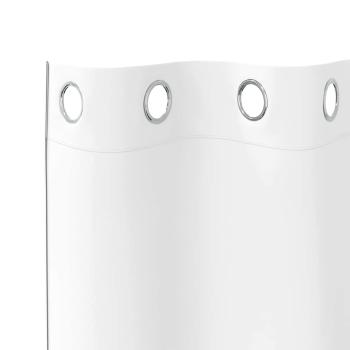 Vorhänge mit Vorhängen 2 pcs Reinweiß 140 x 140 cm Polyester