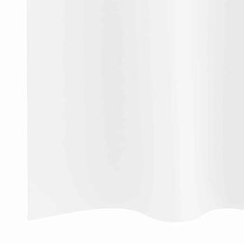 Vorhänge mit Vorhängen 2 pcs Reinweiß 175 x 140 cm Polyester