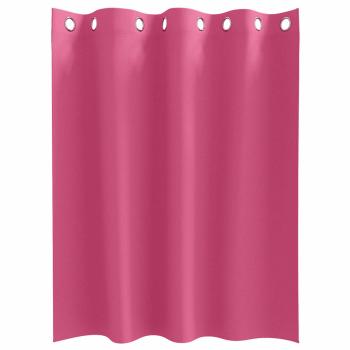 Vorhänge 2 pcs Leuchtendes Pink 140 x 140 cm Polyester