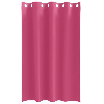 Vorhänge 2 pcs Leuchtendes Pink 175 x 140 cm Polyester