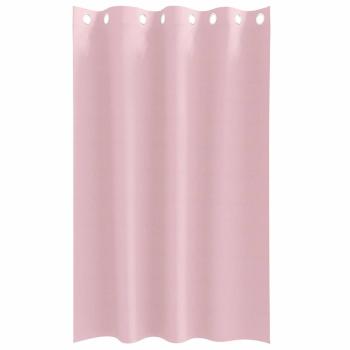 Vorhänge mit Vorhängen 2 pcs Baby Pink 175 x 140 cm Polyester