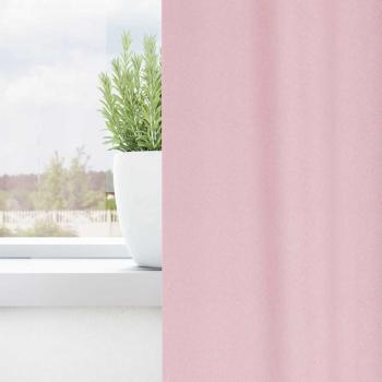 Vorhänge mit Vorhängen 2 pcs Baby Pink 260 x 140 cm Polyester