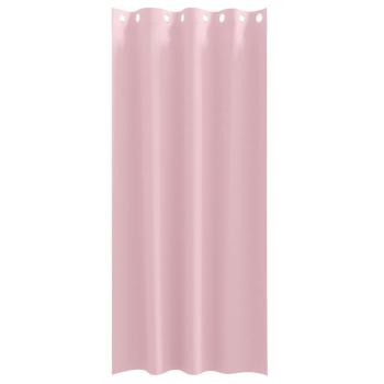 Vorhänge mit Vorhängen 2 pcs Baby Pink 260 x 140 cm Polyester