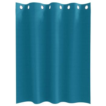 Vorhänge mit Vorhängen 2 pcs Türkis 140 x 140 cm Polyester