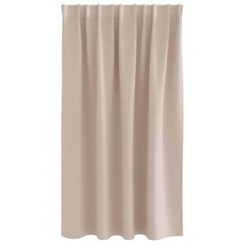Verdunkelungs-Vorhänge mit Ringen 2 pcs Taupe 140 x 140 cm