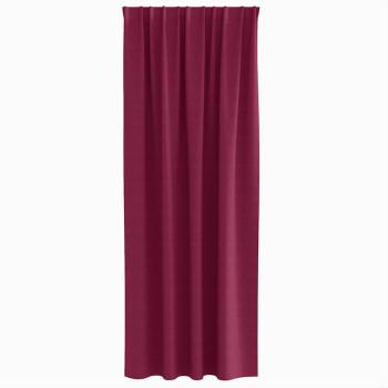 Vorhänge mit Vorhängen 2 pcs Weinrot 225 x 140 cm Polyester