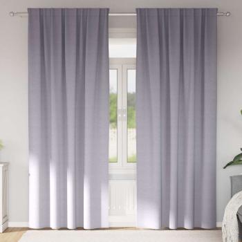 ARDEBO.de - Vorhänge mit Vorhängen 2 pcs Metallgrau 245 x 140 cm Polyester