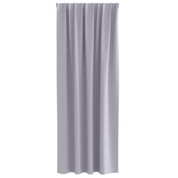 Vorhänge mit Vorhängen 2 pcs Metallgrau 245 x 140 cm Polyester