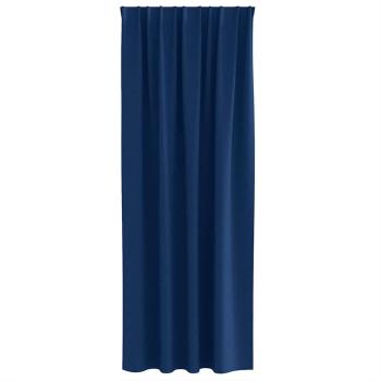 Vorhänge mit Vorhängen 2 pcs Dunkelblau 260 x 140 cm Polyester