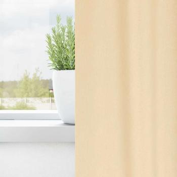 Vorhänge mit Vorhängen 2 pcs Creme 140 x 140 cm Polyester