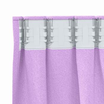 Vorhänge mit Vorhängen 2 pcs Lila 245 x 140 cm Polyester