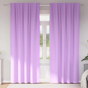 ARDEBO.de - Vorhänge mit Vorhängen 2 pcs Lila 260 x 140 cm Polyester