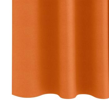 Vorhänge 2 pcs Leuchtendes Orange 245 x 140 cm Polyester