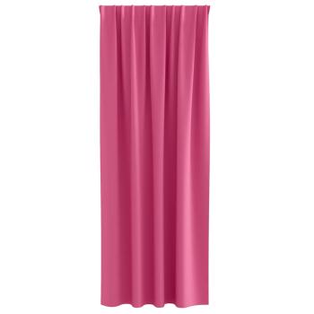 Verdunkelungs-Vorhänge mit Ringen 2 pcs Helles Pink