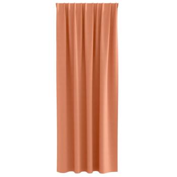 Vorhänge mit Vorhängen 2 pcs Terrakotta 225 x 140 cm Polyester