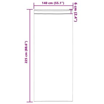 Vorhänge mit Vorhängen 2 pcs Terrakotta 225 x 140 cm Polyester