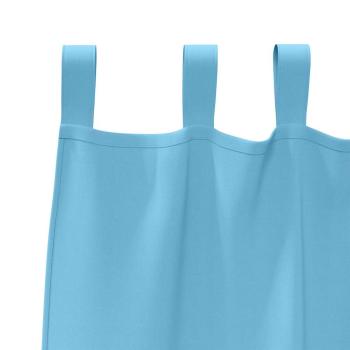 Vorhänge mit Vorhängen 2 pcs Hellblau 260 x 140 cm Polyester