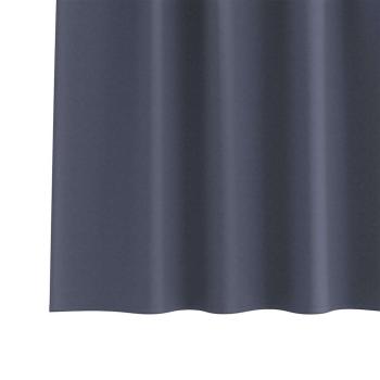 Vorhänge mit Vorhängen 2 pcs Anthrazit 260 x 140 cm Polyester