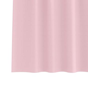 Vorhänge mit Vorhängen 2 pcs Baby Pink 245 x 140 cm Polyester