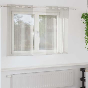 ARDEBO.de - Vorhänge mit Vorhängen 2 pcs Cremefarben 140 x 140 cm Polyester