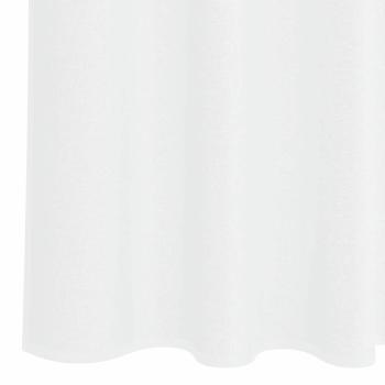 Vorhänge mit Vorhängen 2 pcs Weiß 140 x 245 cm Polyester
