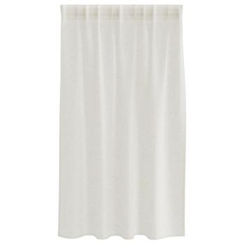 Vorhänge mit Vorhängen 2 pcs Cremefarben 140 x 140 cm Polyester