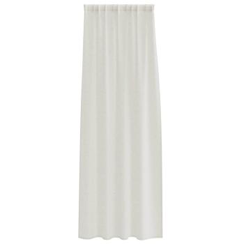 Vorhänge mit Vorhängen 2 pcs Cremefarben 140 x 245 cm Polyester