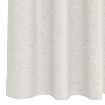 Vorhänge mit Vorhängen 2 pcs Cremefarben 140 x 245 cm Polyester