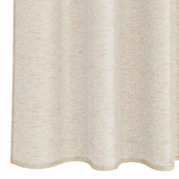 Vorhänge mit Vorhängen 2 pcs Sand 140 x 260 cm Polyester