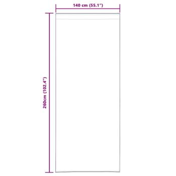 Vorhänge mit Vorhängen 2 pcs Sand 140 x 260 cm Polyester