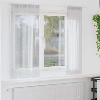 ARDEBO.de - Vorhänge mit Vorhängen 2 pcs Hellgrau 140 x 175 cm Polyester