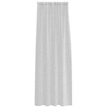 Vorhänge mit Vorhängen 2 pcs Hellgrau 140 x 245 cm Polyester