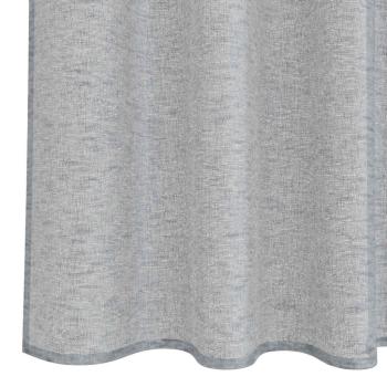 Voile-Vorhang 2 pcs Dunkelgrau 225 x 140 cm Polyester
