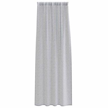Vorhänge mit Vorhängen 2 pcs Dunkelgrau 140 x 245 cm Polyester