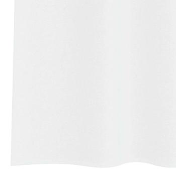 Voile-Vorhang 2 Stk. Weiß 225 x 140 cm Polyester