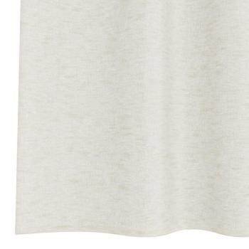 Vorhänge mit Vorhängen 2 pcs Cremefarben 140 x 175 cm Polyester