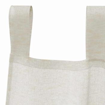 Voile-Vorhang 2 Stk. Creme 245 x 140 cm Polyester
