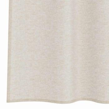 Voile-Vorhang 2 Stk. Sand 245 x 140 cm Polyester