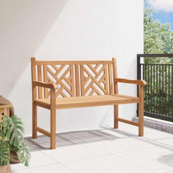 Gartenbank Braun 228 x 60 x 90 cm Teak-Massivholz