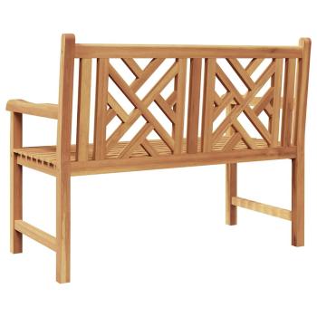 Gartenbank Braun 228 x 60 x 90 cm Teak-Massivholz