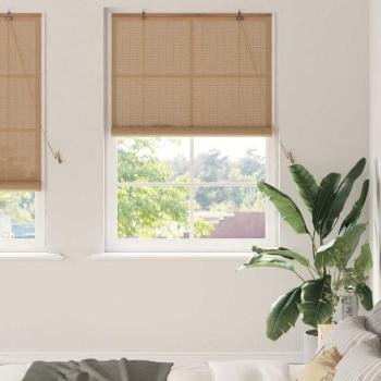 ARDEBO.de - Fensterjalousien und -schattierungen Hellbraun 110 x 220 cm